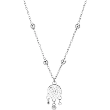 Náhrdelník S'Agapõ Ocelový náhrdelník Lapač snů s krystaly Witch SWH09 + 2 měsíce na vrácení zboží