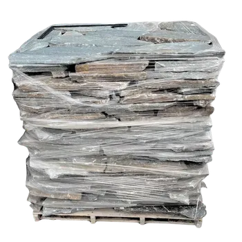 Přírodní kámen Přírodní štípaný kámen BLACK tl. 30-50 mm, rozměr 20-70 cm (Nepravidelné tvary, tl. 30-50 mm dlažba/obklad)