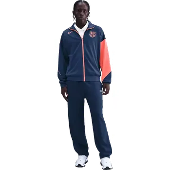Pánská casual bunda Pánská prezentační bunda Nike FC Barcelona 25/26 Academy Pro modrá2