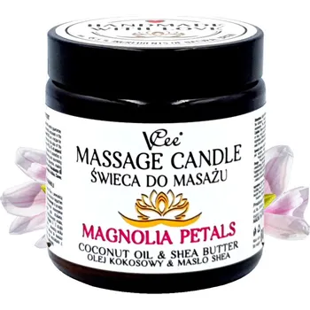Masážní přípravek VCee hydratační masážní svíčka 80g magnólie