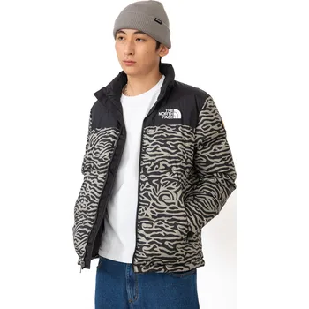 Pánská bunda Dětská Zimní Bunda The North Face 1996 Retro Nuptse Clay Grey Tiger Stripe - XXL