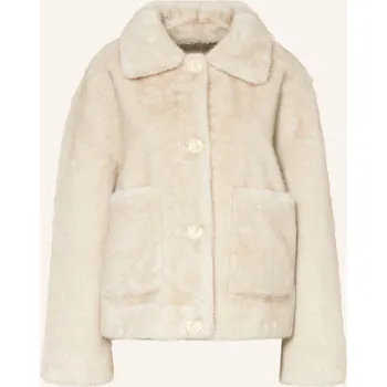 Dámský kabát Lilienfels Dámská Oboustranná Bunda Z Umělé Kožešiny, béžová, 38