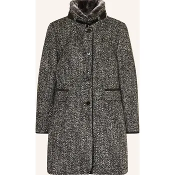 Dámský kabát Gil Bret Dámský Kabát S Odnímatelnou Umělou Kožešinou, černá...