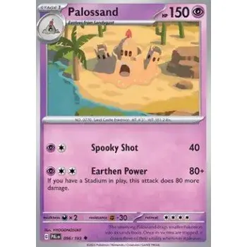 Karetní hra Pokémon PAL 096/193 Pallosand - Paldea Evolved Stav: Near Mint, Verze: REVERSE HOLO
