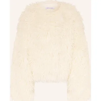 Dámský blejzr Mrs & Hugs Dámská Bunda Z Umělé Kožešiny, režná, 40