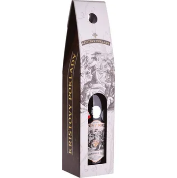 Dárková taška Papírová krabice na 1 láhev - Kristovy poklady, vinařství Krist