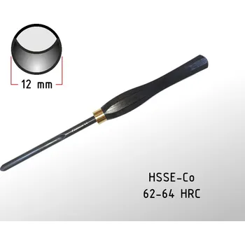 Dláto 12mm vřetenový struh GURTOOL s rukojetí 12mm Spindle Gouge with Handle