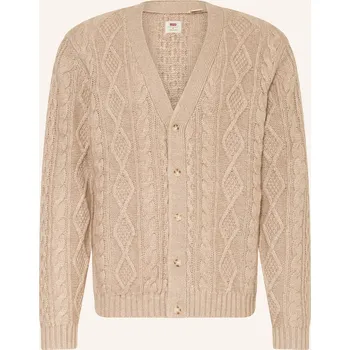 Pánská móda Levi's® Pánský Pletený Kardigan Valencia, béžová, M