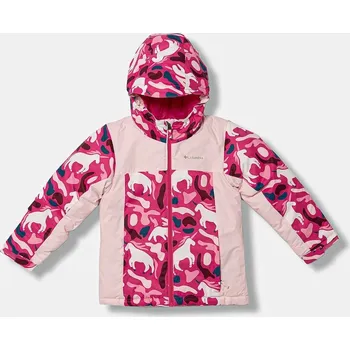 Chlapecká bunda Dětská bunda Columbia Horizon Ride růžová barva, 2133851 30X, vel. 164