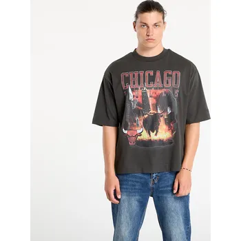 Pánské tričko Tričko New Era NBA Washed Graphic Chicago Bulls UNISEX Heather Gray S