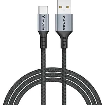 Datový kabel Verbatim kabel Sync &amp; Charge USB-A to USB-C 18W 120 cm černý (31843)