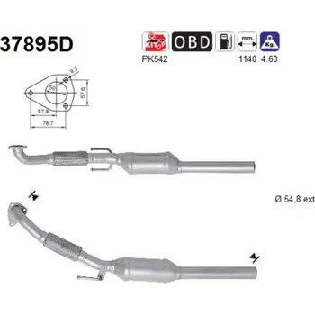 Katalyzátor Katalyzátor AS 37895D