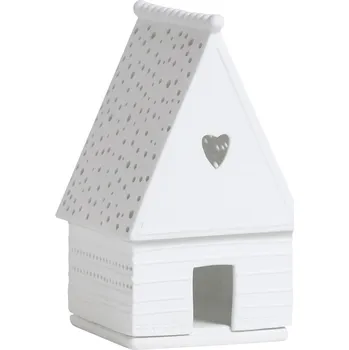 Svícen räder Porcelánový svícen Gingerbread House Heart bílá