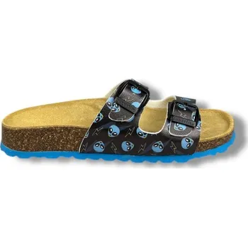 Chlapecké bačkory Superfit chlapecké pantofle modré s mimozemšťanem 1-800111-0060 – do školy - 35