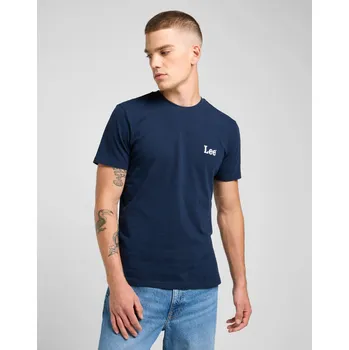 Pánské triko Lee SS Small Logo Tee 112370502 Rivet Navy Velikost: L