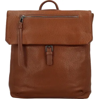 Stylový dámský koženkový kabelko-batoh Dalma new, hnědý