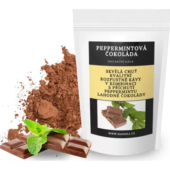Káva Rozpustná káva Peppermintová čokoláda – svěží máta v objetí hořké čokolády 25 g