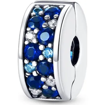 Korálek Prosperk Korálek na náramek modré zirkonky S1818