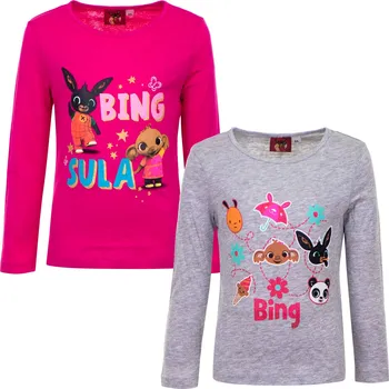 Dívčí oblečení Dívčí tričko Bing, dlouhé, vel. 98cm, šedé Velikost: 98cm
