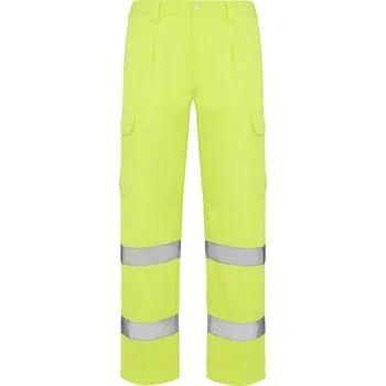 montérky Pánské reflexní kalhoty Alfa svítivě žlutá (221) 42