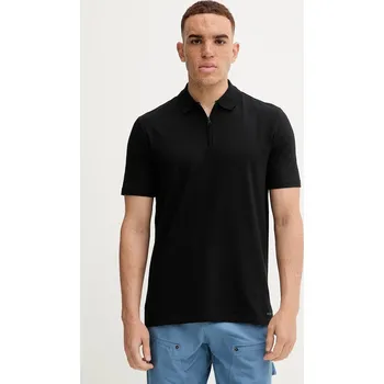 Pánské tričko Polo tričko HUGO Dekok233 50543368 černá 99X, vel. S