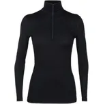 Icebreaker Merino 200 Oasis LS Half Zip Women Black černá XL