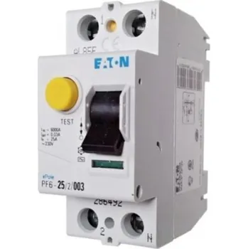 Proudový chránič Proudový chránič Eaton 25A 2P 30mA