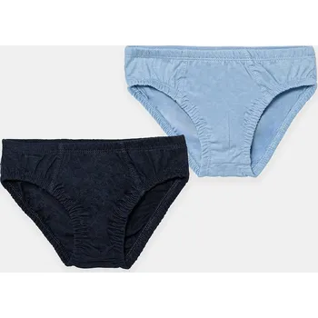 Dětské bavlněné slipy Coccodrillo 2-pack XCX409202BAU modrá 55X, vel. 140-146