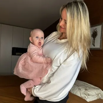 Těhotenská mikina Bellou Kojící mikina Modal - White, vel. M - L