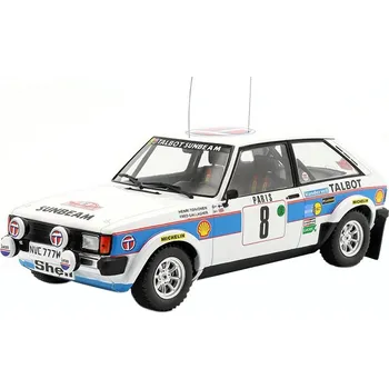 autíčko Talbot Sunbeam Lotus #8 Rally Monte Carlo 1981 H.Toivonen 1:18 Talbot Sunbeam Lotus N8 Rally Monte Carlo 1981 H. Toivonen - kovový model auta