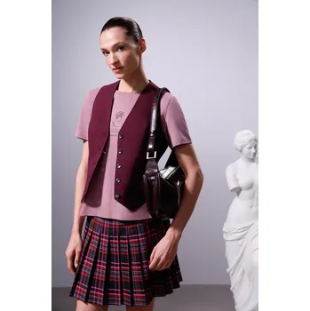 Dámské tričko Bavlněné tričko Medicine dámské, růžová barva RW25-TSD352 34X, vel. XS