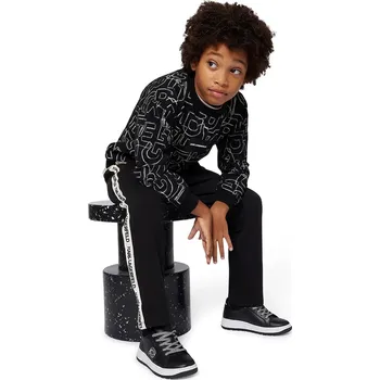 Chlapecké kalhoty Dětské tepláky Karl Lagerfeld Z30628.86.108 černá 99X, vel. 94