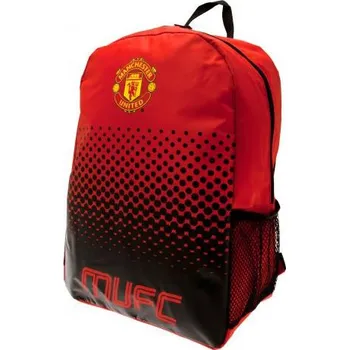 Batoh FC Manchester United: Fade (objem 17 litrů|30 x 40 x 14 cm) červený polyester