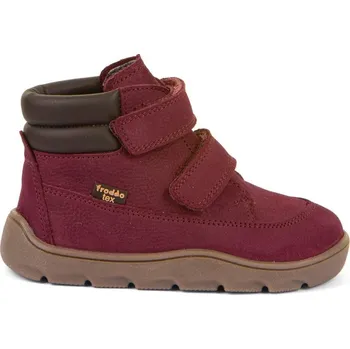 Dívčí zimní obuv FRODDO ZERU TEX Bordeaux | Dětské celoroční barefoot boty - 24