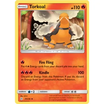 Sběratelská karetní hra Torkoal 029/236 - Cosmic Eclipse Typ karty: Non-Holo