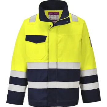 PORTWEST Bunda Hi-Vis MODAFLAME Velikost: 3XL, Barva: žlutá-námořní modrá