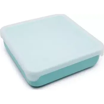 Svačinový box Melii Silikonová krabička na sendvič 790 ml - modrá