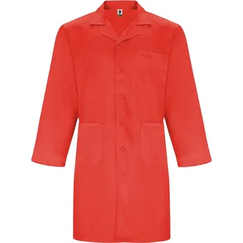 Zdravotnický plášť Pánský pracovní plášť Vaccine červená (60) S