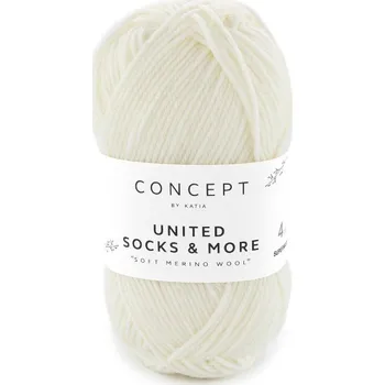 Příze Příze Katia United Socks & More 003 Ecru