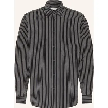 Pánská košile Les Deux Pánská Košile Kent Comfort Fit, černá / světle šedá, 44