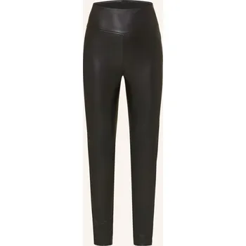 Dámské legíny Wolford Dámské Legíny Edie V Koženém Vzhledu, černá, 40