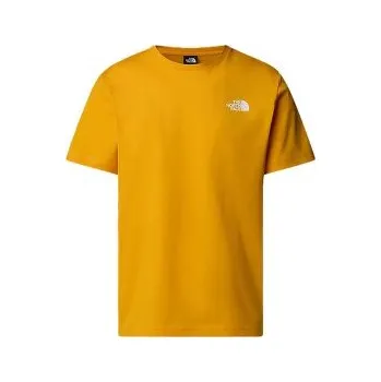 Pánské tričko The North Face S/S REDBOX TEE Men ZU3 SUMMIT GOLD/TNF BLACK žlutá XXL
