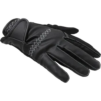 RUKAVICE ZIMNÍ KENTAUR S KONTRASTNÍM PROŠITÍM, ČERNÁ XL