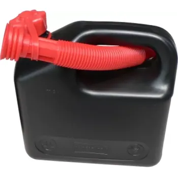 Kanystr PE KANYSTR 3 L ČERNÝ SILNOSTĚNNÝ UN NA PHM UZÁVĚR + VÝPUSTNÁ HUBICE 810900