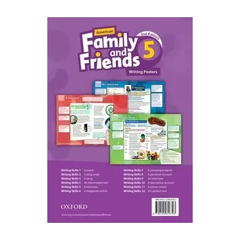 Kniha Family and Friends American English Edition Second Edition 5 Writing Posters