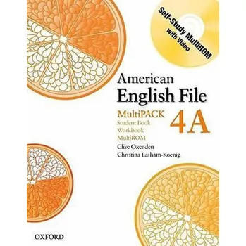 Anglický jazyk American English File 4 Student's Book + Workbook Multipack A