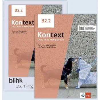 Kniha Kontext 2 (B2.2) - Kurs./Übungsbuch Teil 2 + BlinkLearning Blended Bundle (14 Monate)