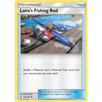 Karetní hra Lana´s Fishing Rod 195/236 - Cosmic Eclipse Typ karty: Reverse Holo