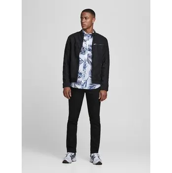 Jack & Jones Bunda z imitace kůže Rocky 12147218 Černá Regular Fit XL