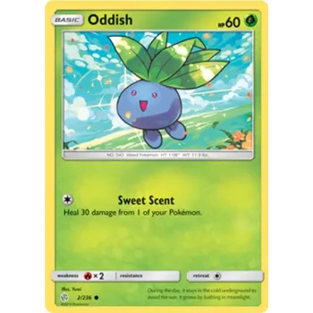 Karetní hra Oddish 002/236 - Cosmic Eclipse Typ karty: Non-Holo
